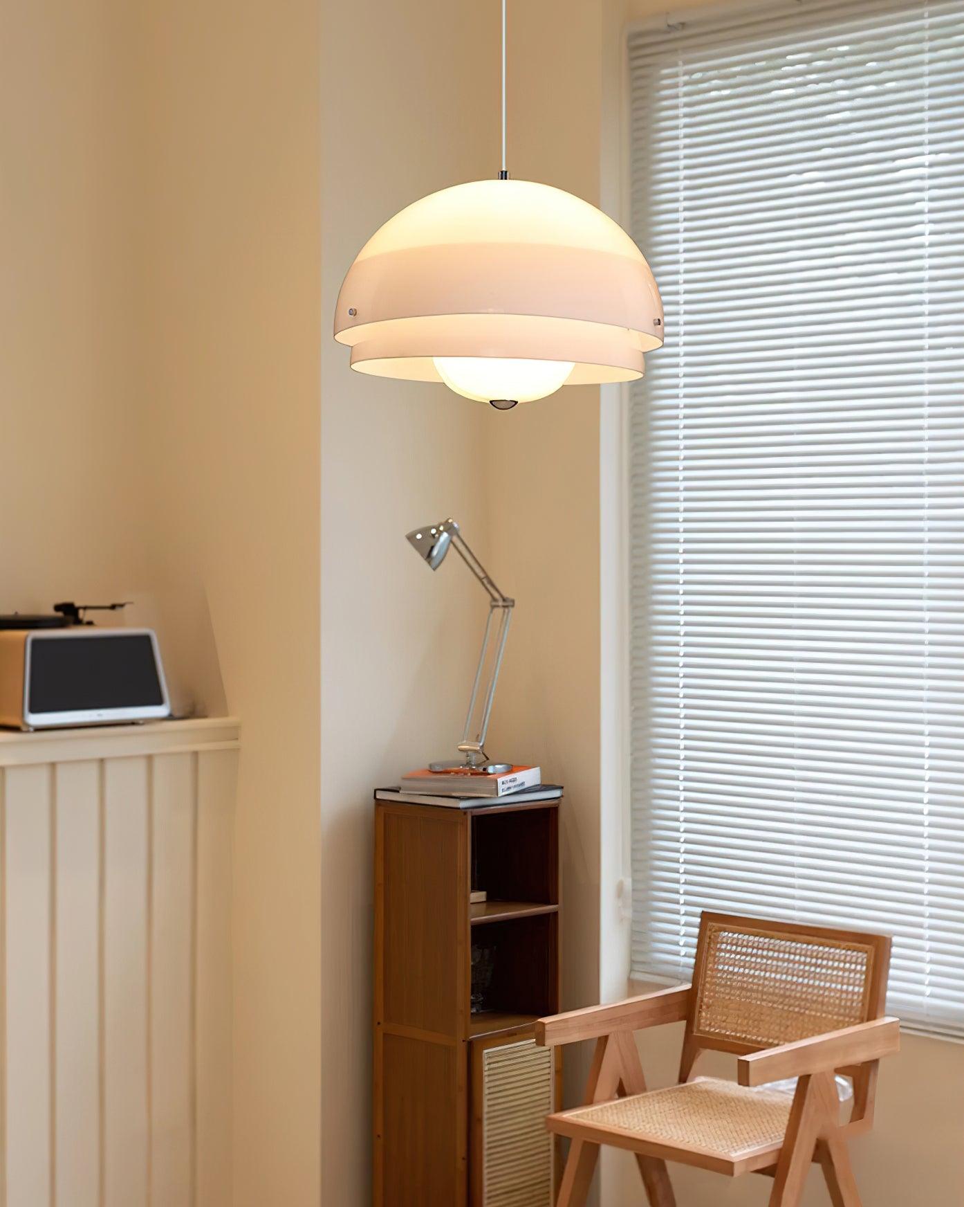 Lior Unique Milk White Glass Pendant Lamp-Neutral Decor