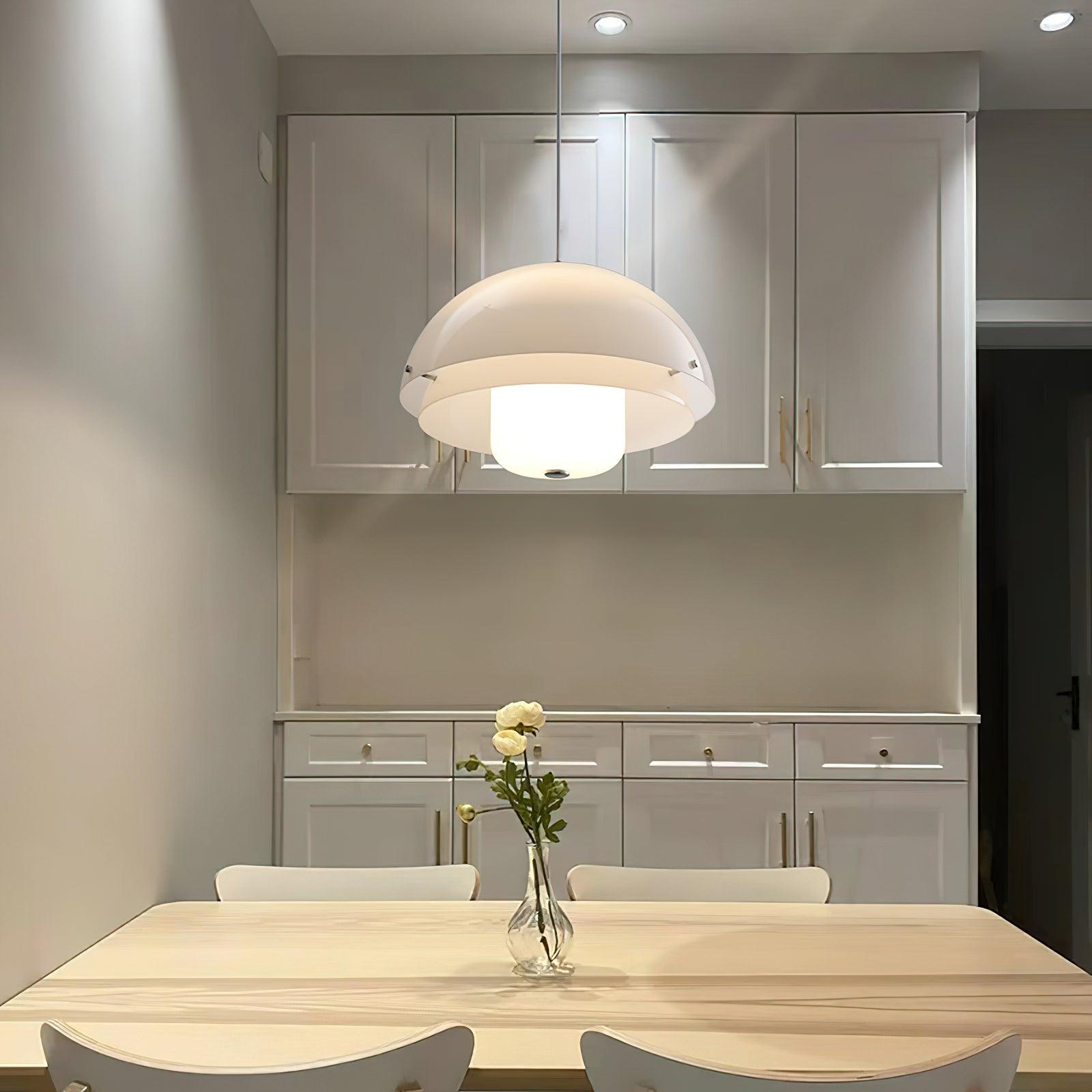 Lior Unique Milk White Glass Pendant Lamp-Neutral Decor