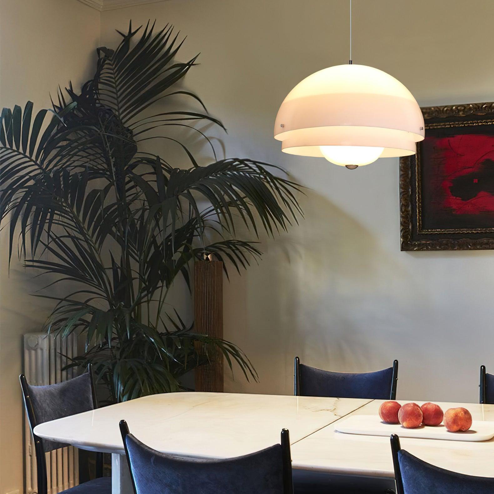 Lior Unique Milk White Glass Pendant Lamp-Neutral Decor