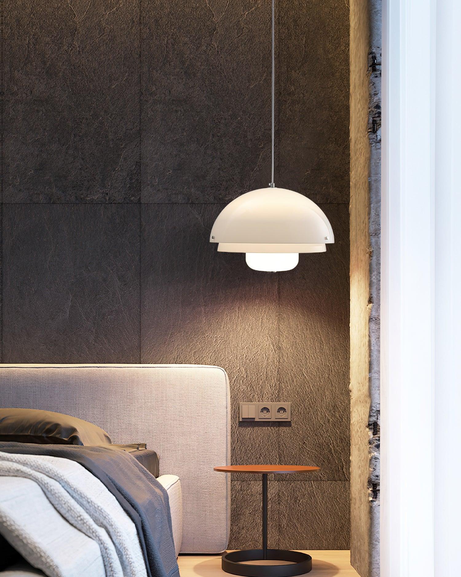 Lior Unique Milk White Glass Pendant Lamp-Neutral Decor