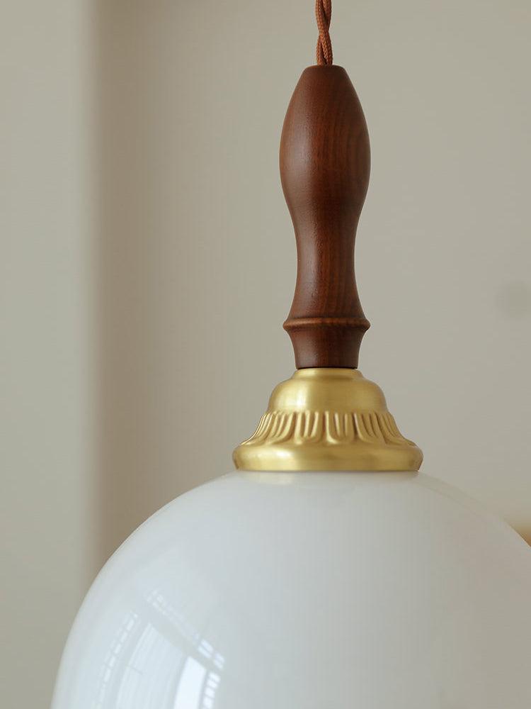 Floria Milky Flower Pendant Light-Neutral Decor