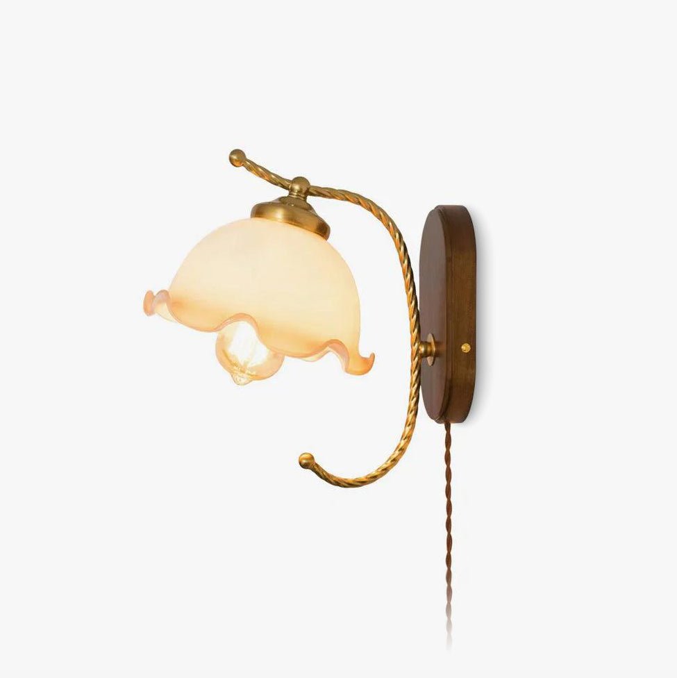 Nacor Wood Vintage Wall Lamp-Neutral Decor