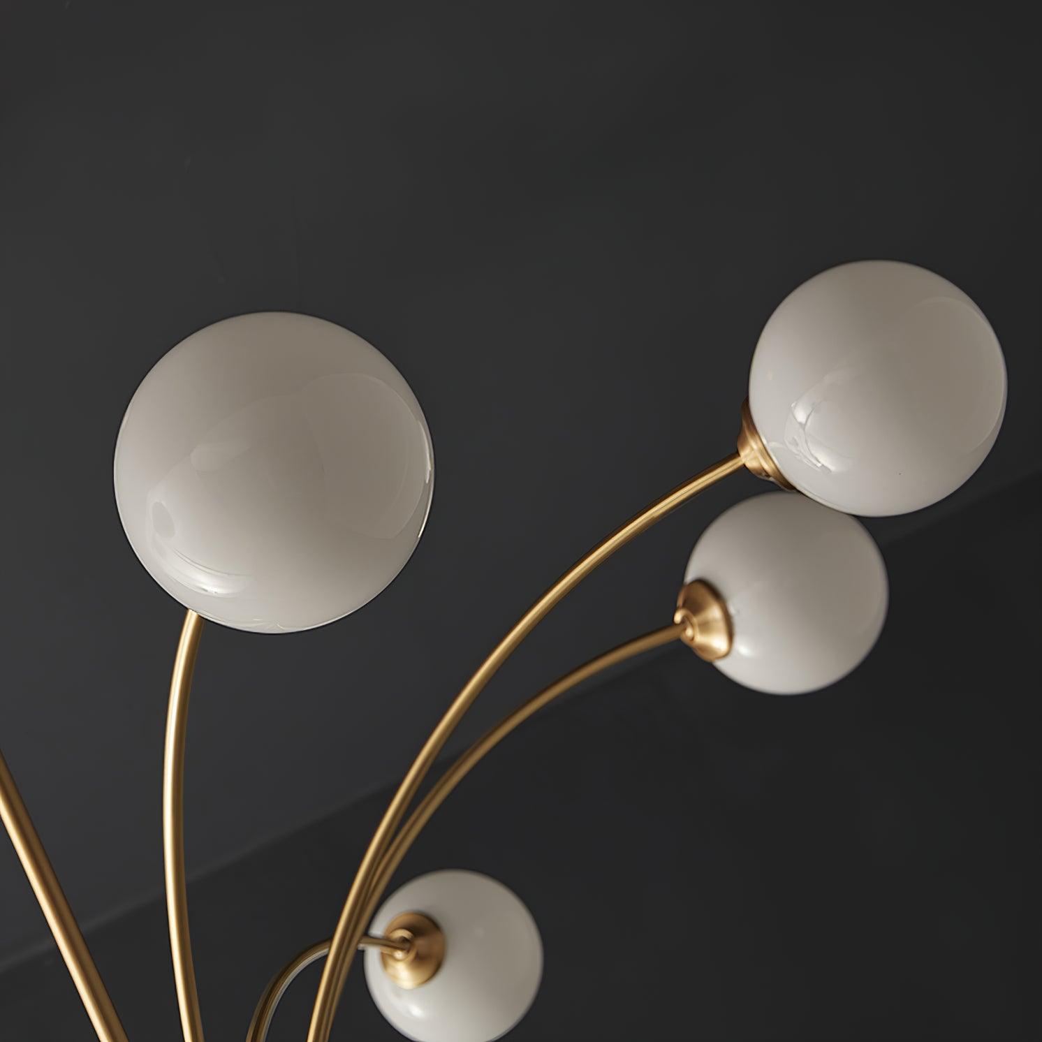 Ralem Chandelier Curved Arms Brass-Neutral Decor