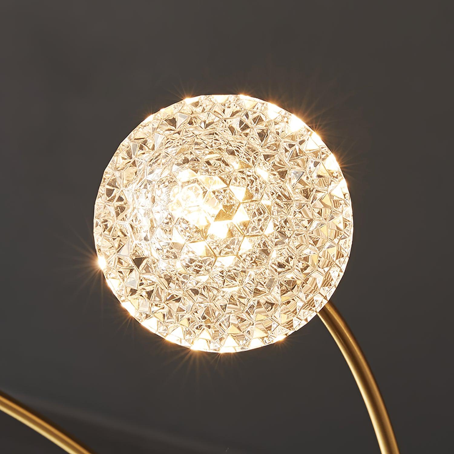 Ralem Chandelier Curved Arms Brass-Neutral Decor