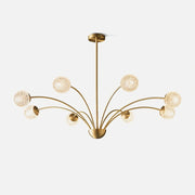 Ralem Chandelier Curved Arms Brass-Neutral Decor