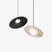 Lustra Pendant Light PE LED Plate White and Black-Neutral Decor