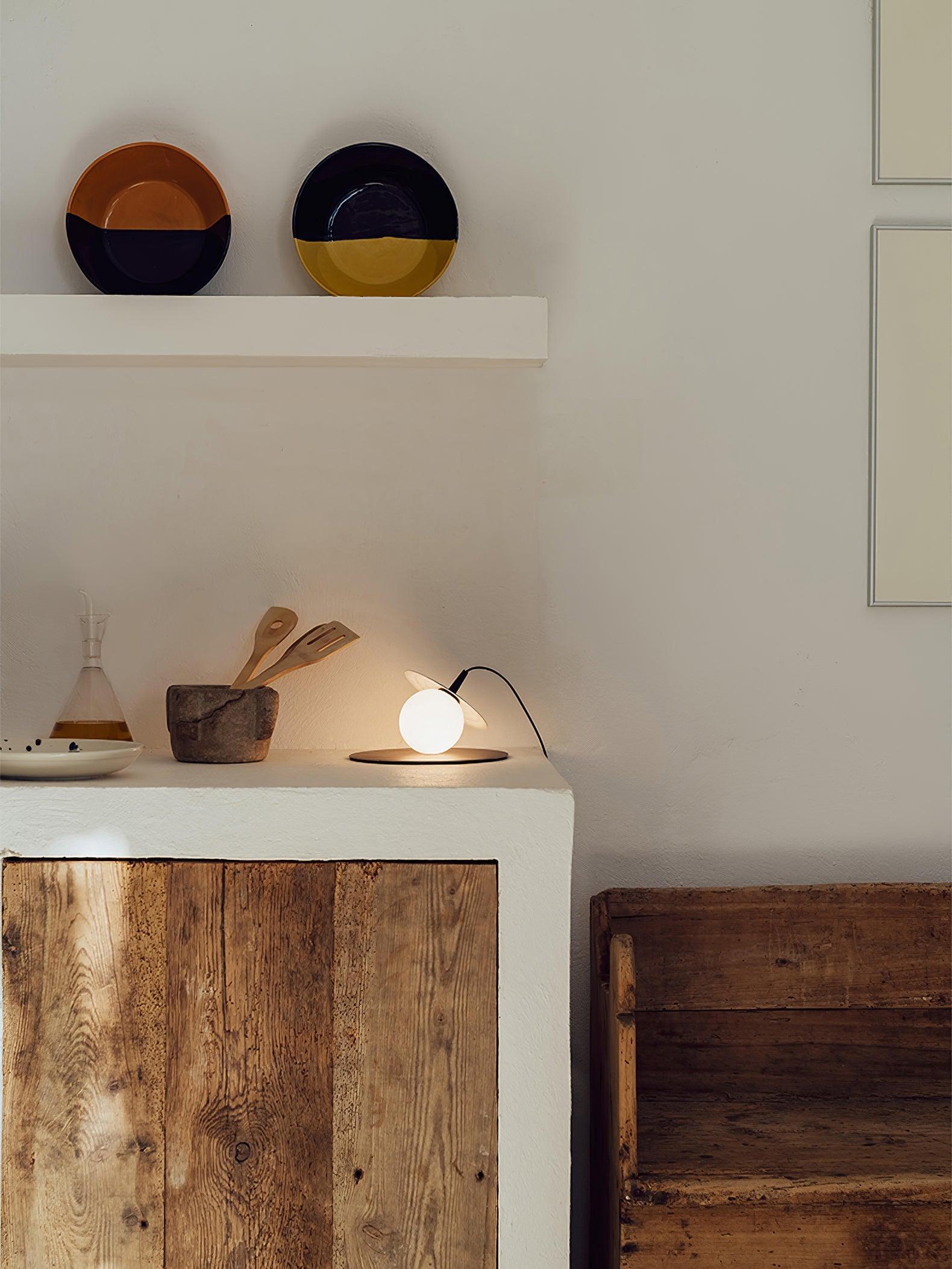 Cevenir Kinetic PE Rotomoulding Table Lamp-Neutral Decor