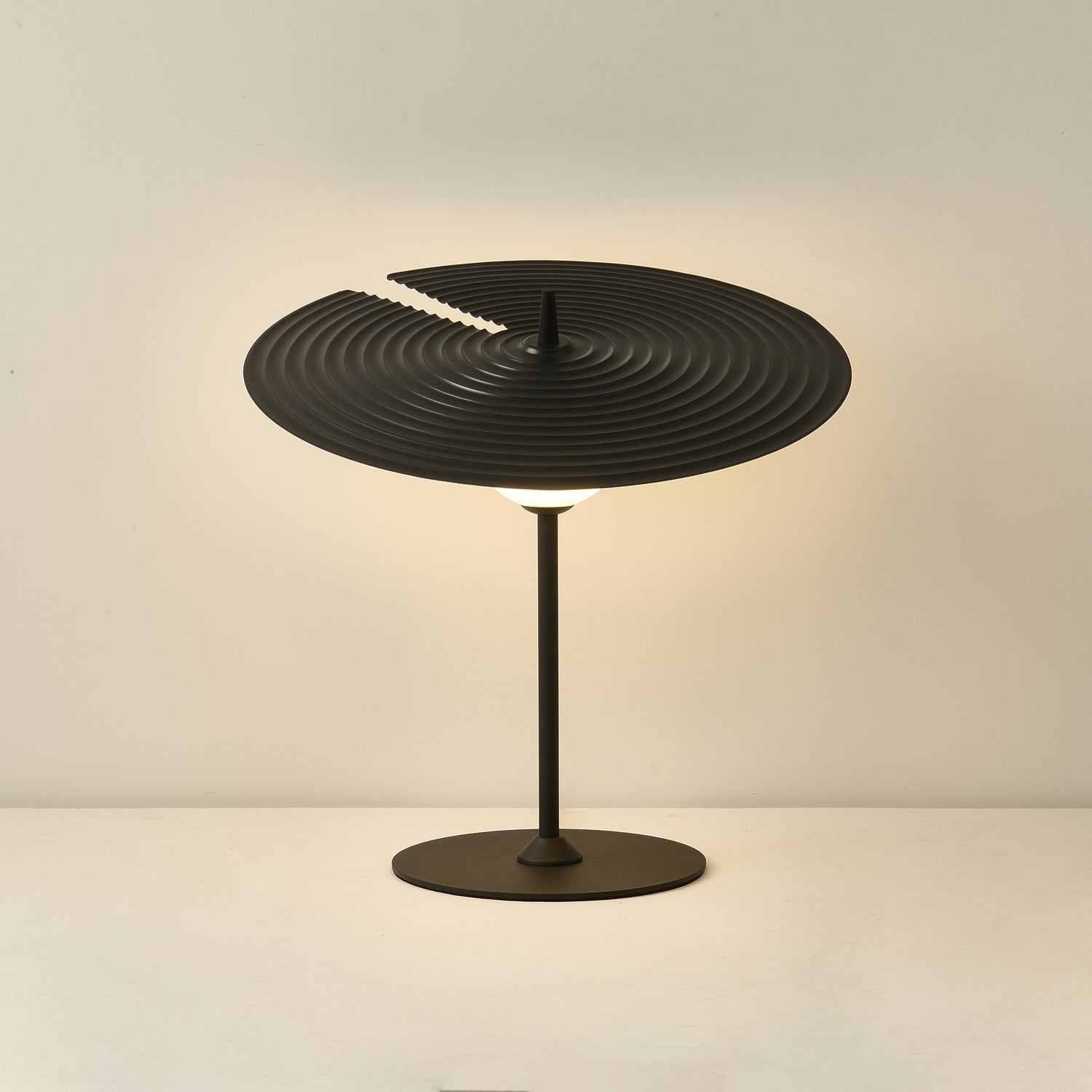 Vortex Modern Aluminum Table Lamp-Neutral Decor