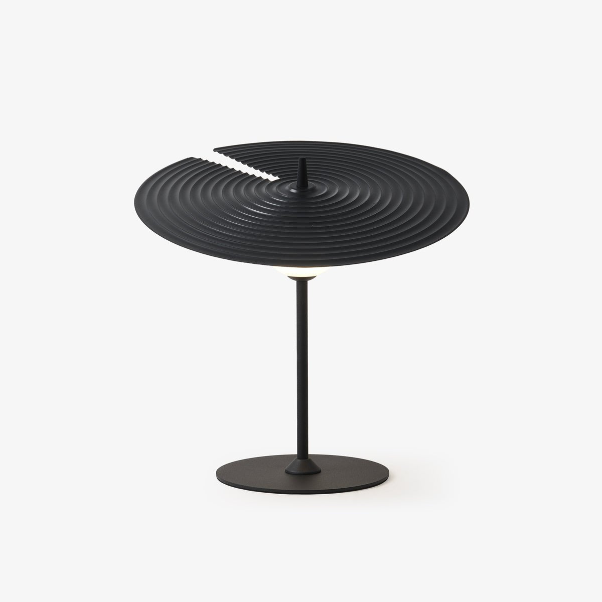 Vortex Modern Aluminum Table Lamp-Neutral Decor