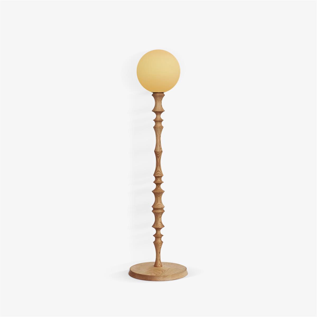 Vilten Elegant Wood Floor Lamp-Neutral Decor