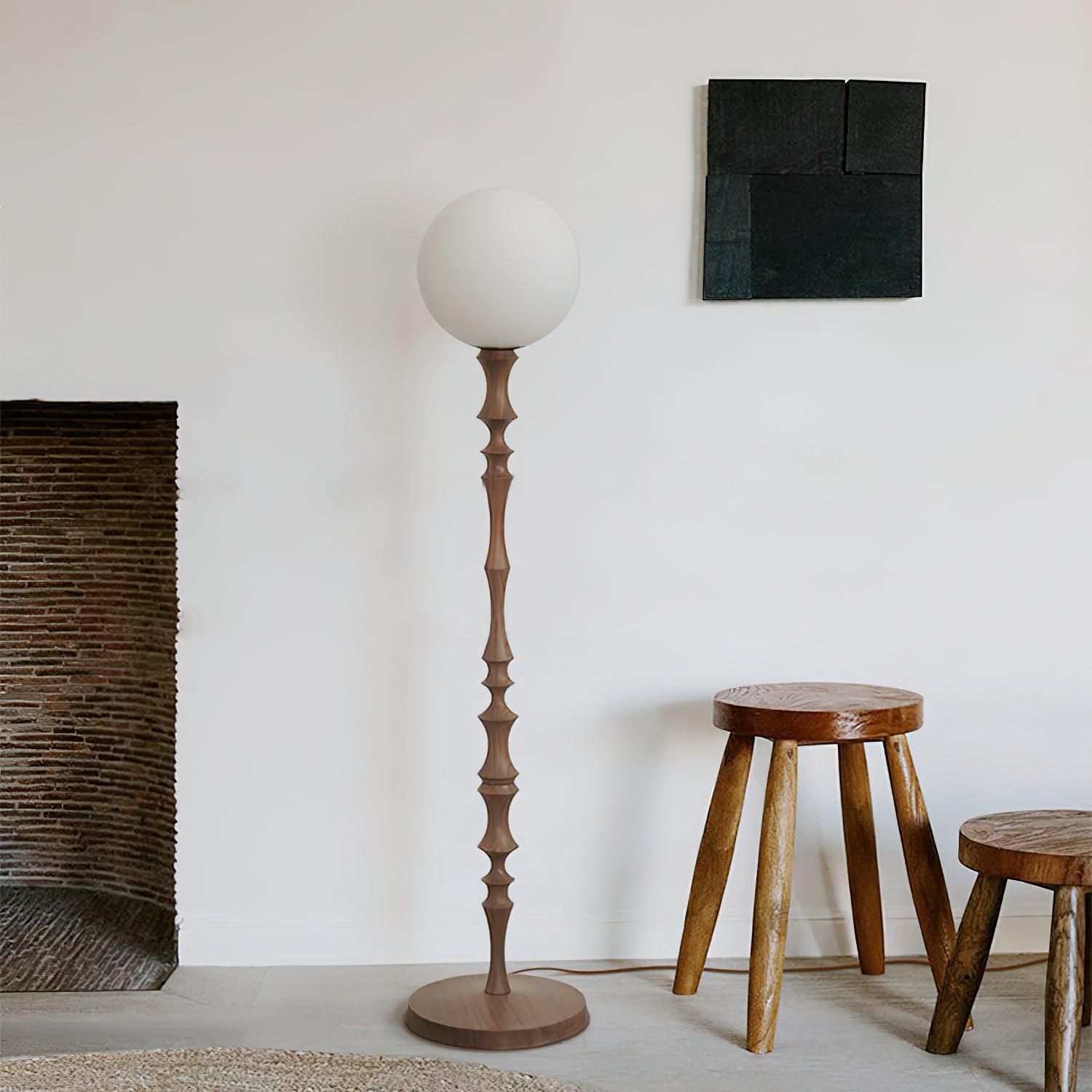 Vilten Elegant Wood Floor Lamp-Neutral Decor