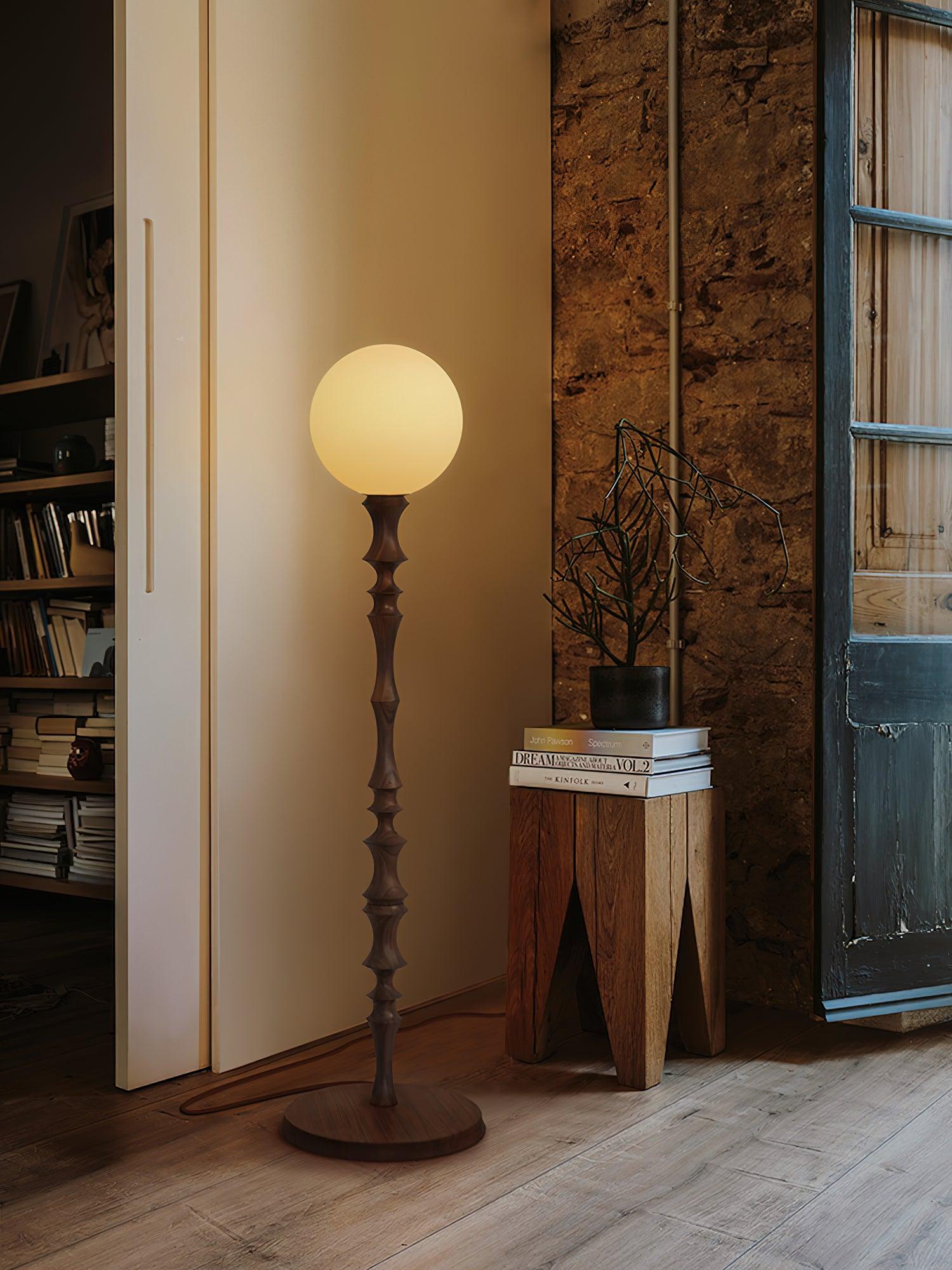 Vilten Elegant Wood Floor Lamp-Neutral Decor