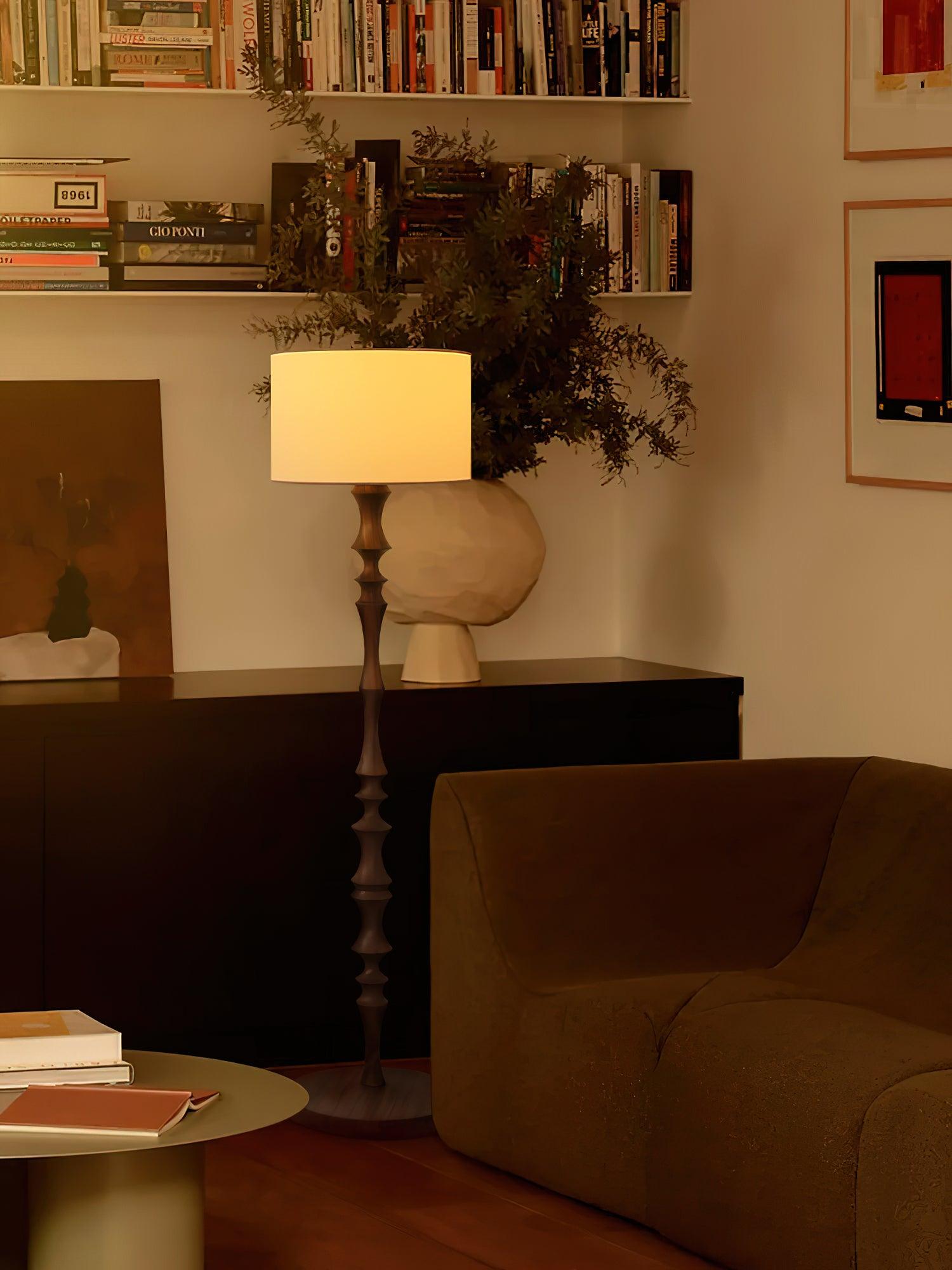 Vilten Elegant Wood Floor Lamp-Neutral Decor