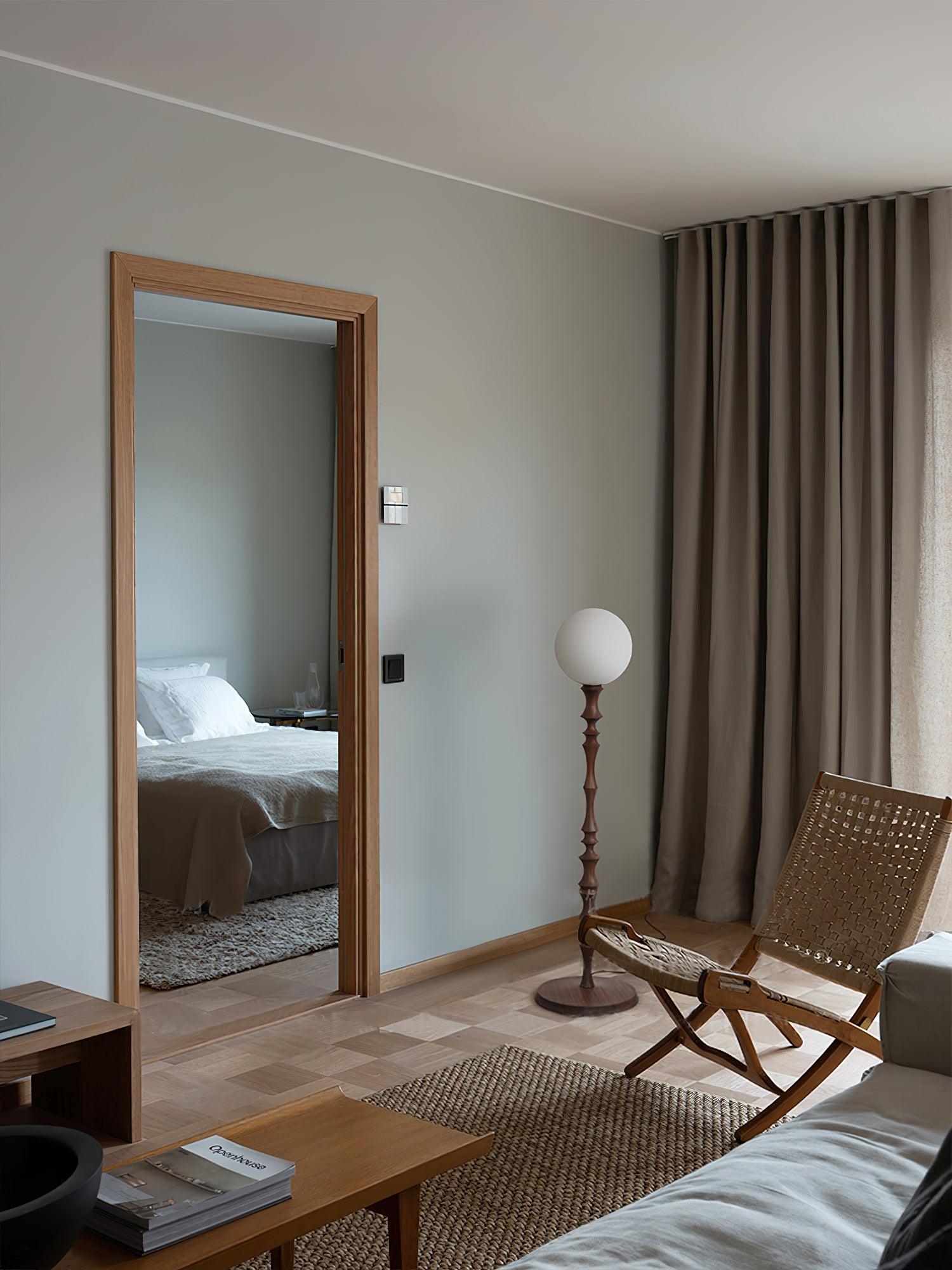 Vilten Elegant Wood Floor Lamp-Neutral Decor