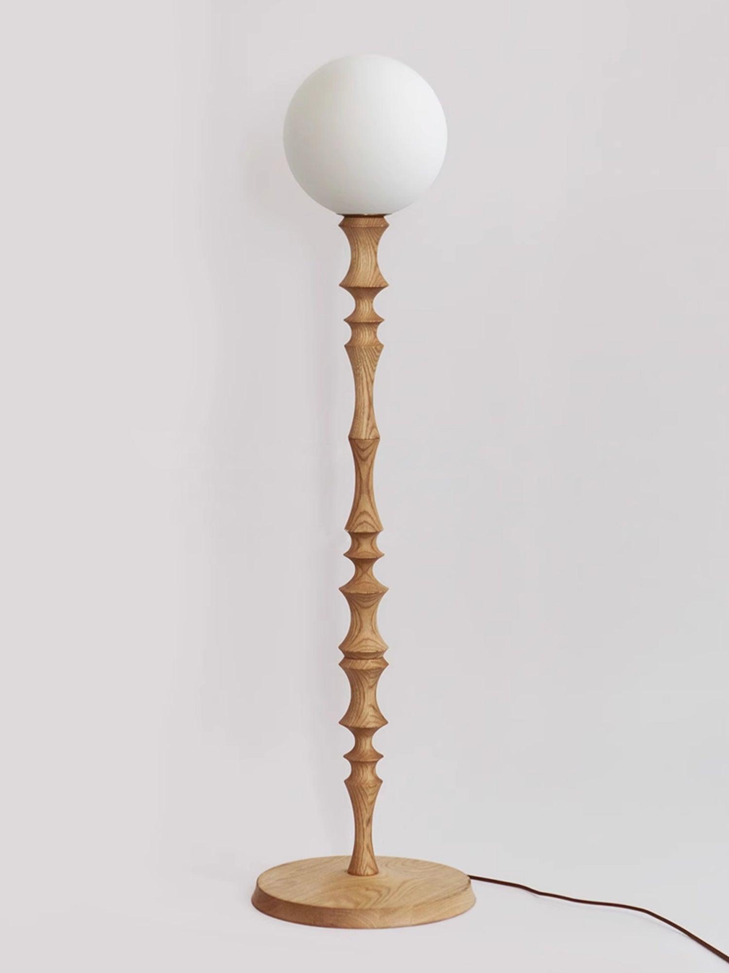 Vilten Elegant Wood Floor Lamp-Neutral Decor