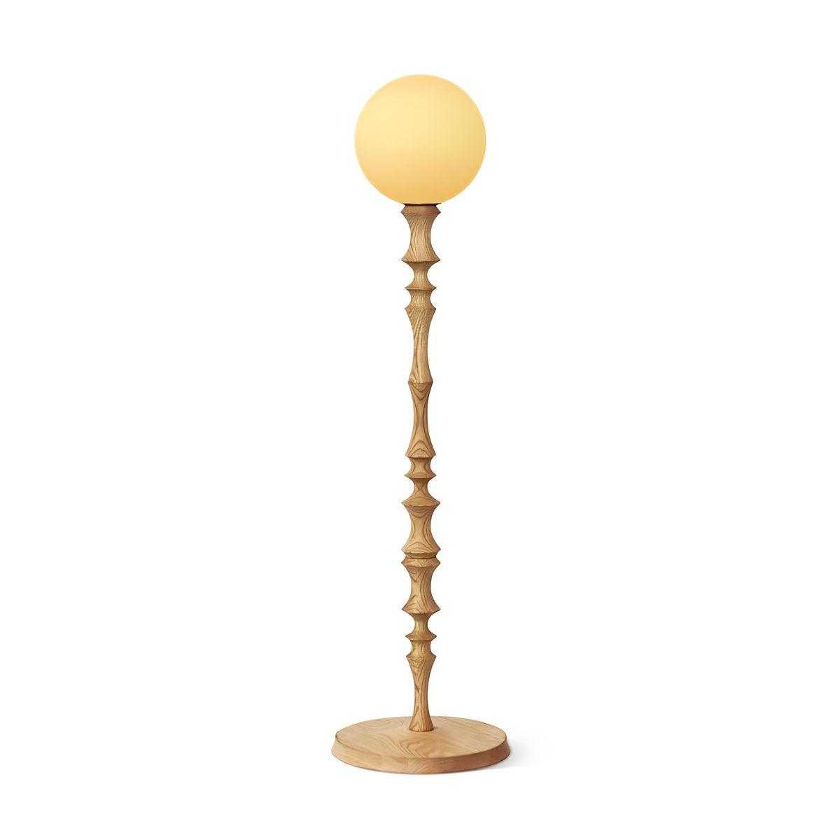 Vilten Elegant Wood Floor Lamp-Neutral Decor