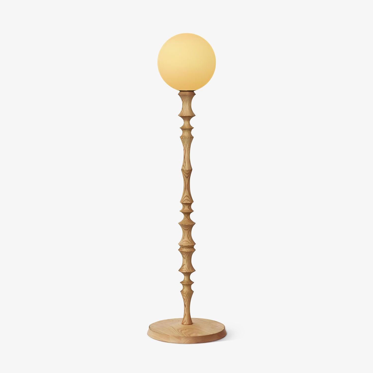 Vilten Elegant Wood Floor Lamp-Neutral Decor