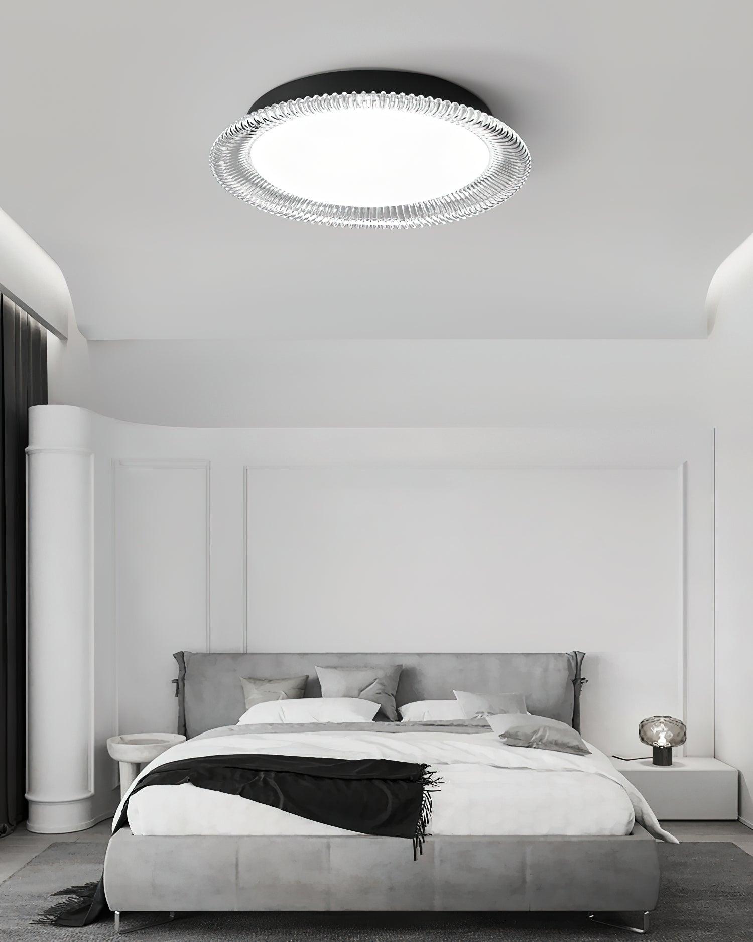 Crystaline Minimalist Aluminum Ceiling Lamp-Neutral Decor