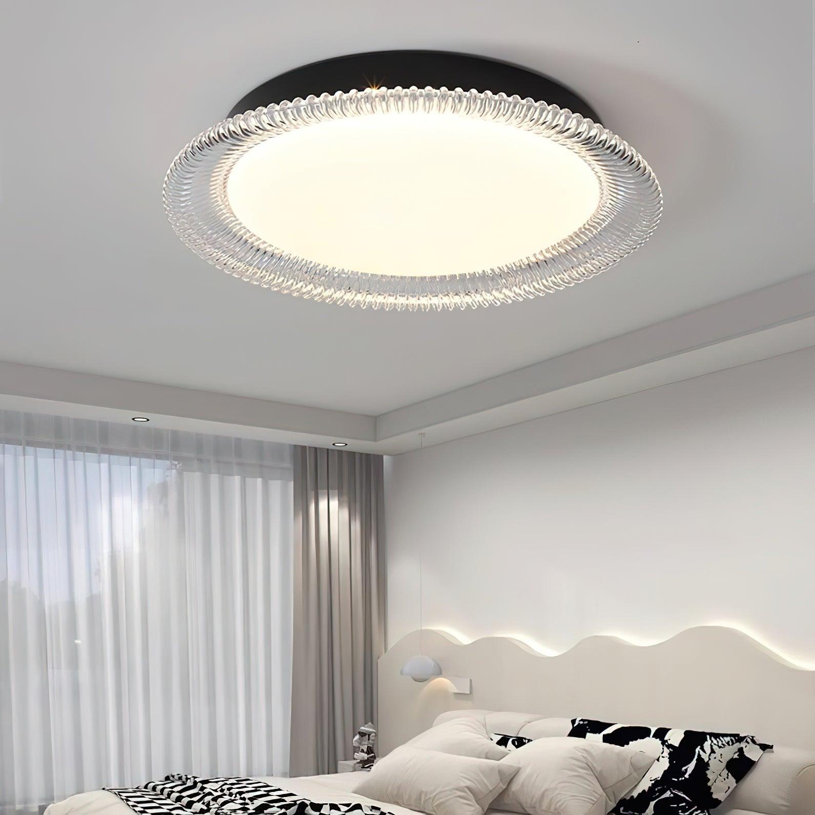 Crystaline Minimalist Aluminum Ceiling Lamp-Neutral Decor