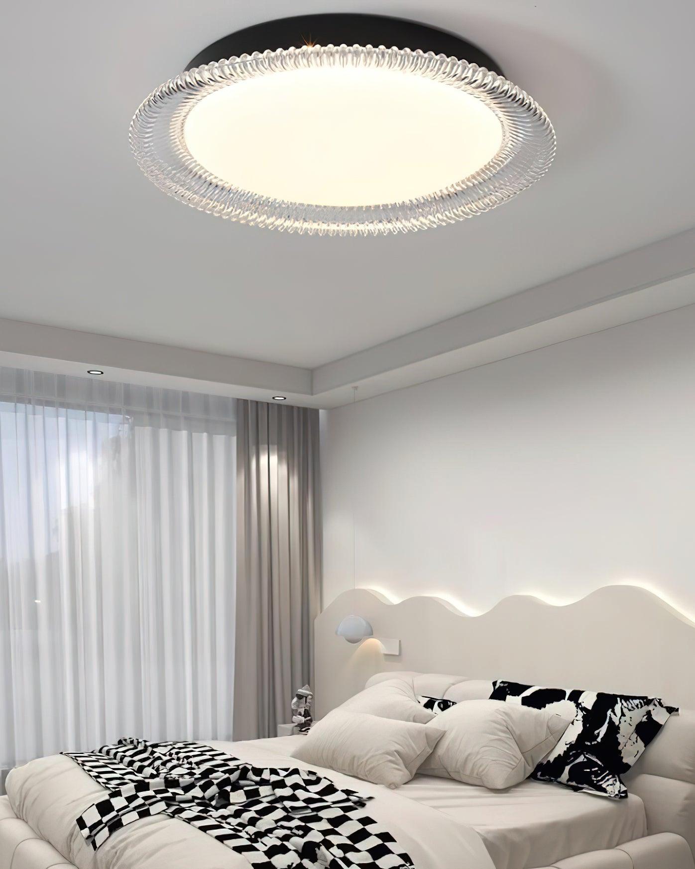 Crystaline Minimalist Aluminum Ceiling Lamp-Neutral Decor