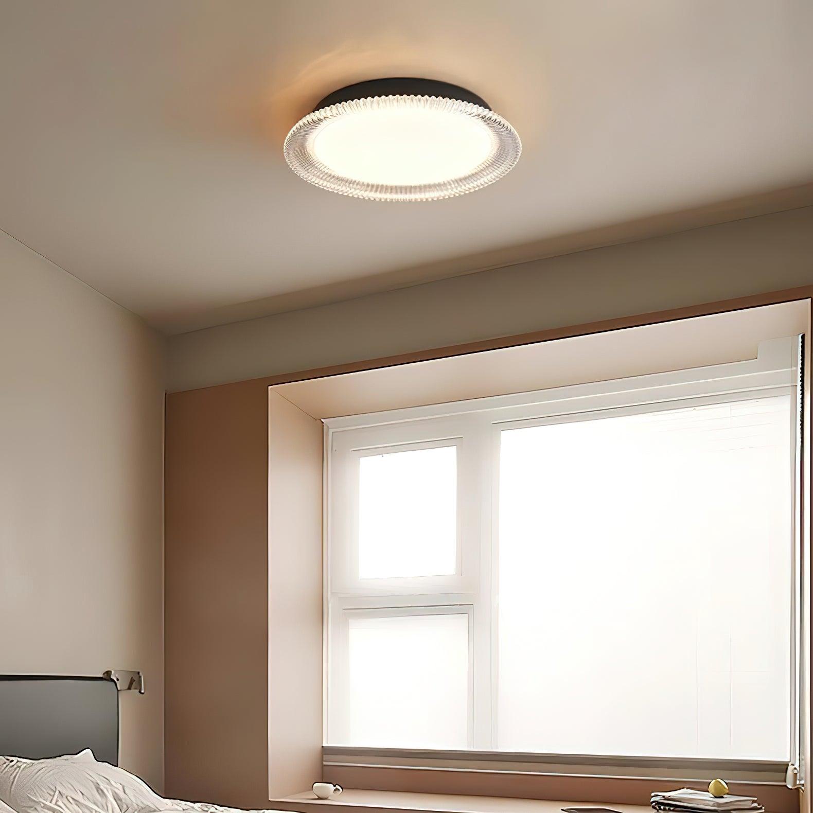 Crystaline Minimalist Aluminum Ceiling Lamp-Neutral Decor