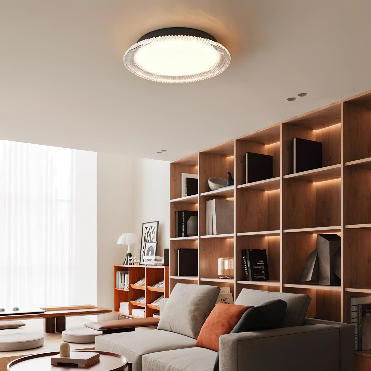 Crystaline Minimalist Aluminum Ceiling Lamp-Neutral Decor
