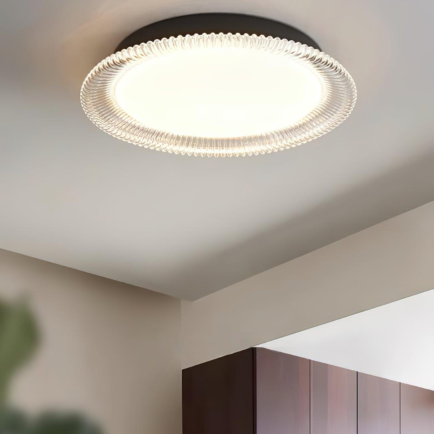 Crystaline Minimalist Aluminum Ceiling Lamp-Neutral Decor