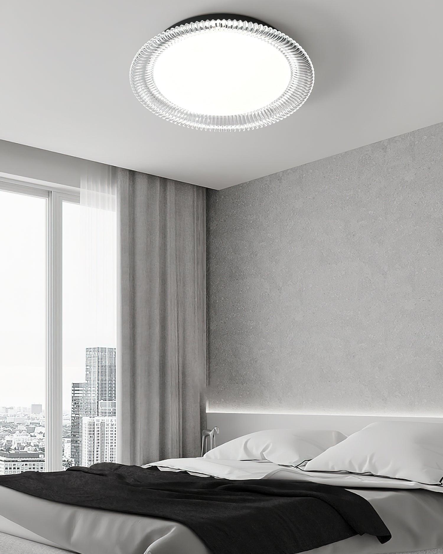 Crystaline Minimalist Aluminum Ceiling Lamp-Neutral Decor