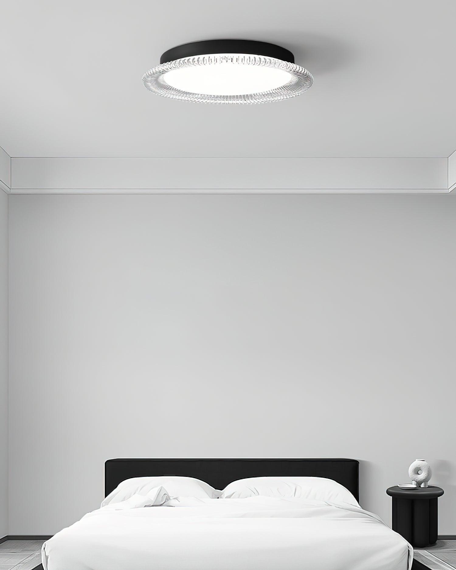Crystaline Minimalist Aluminum Ceiling Lamp-Neutral Decor