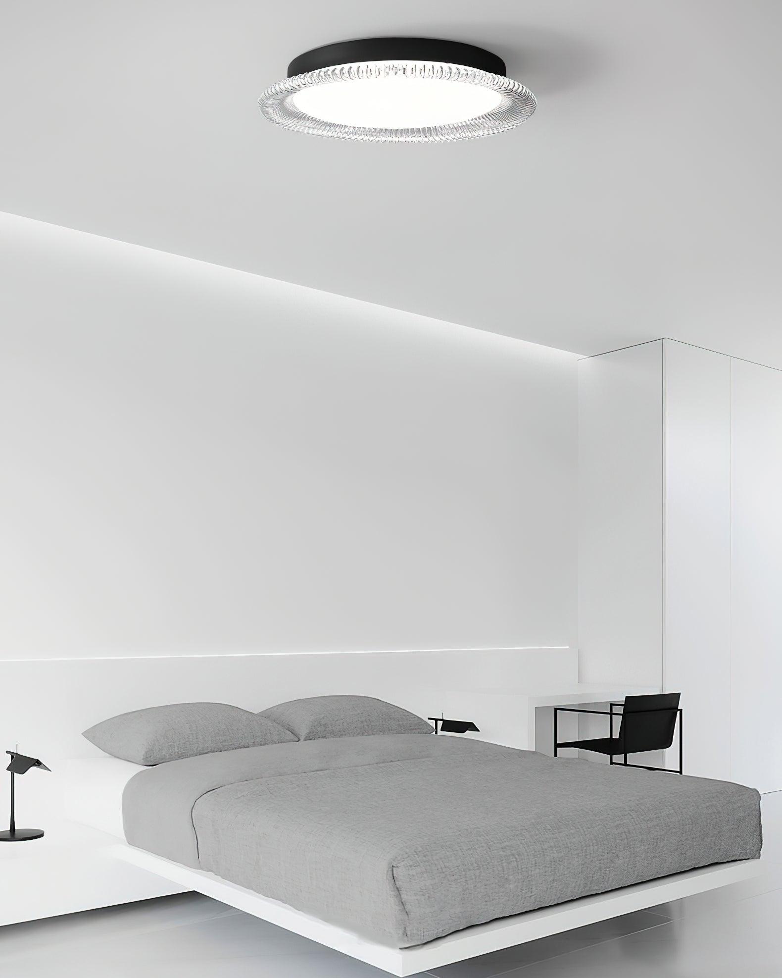 Crystaline Minimalist Aluminum Ceiling Lamp-Neutral Decor