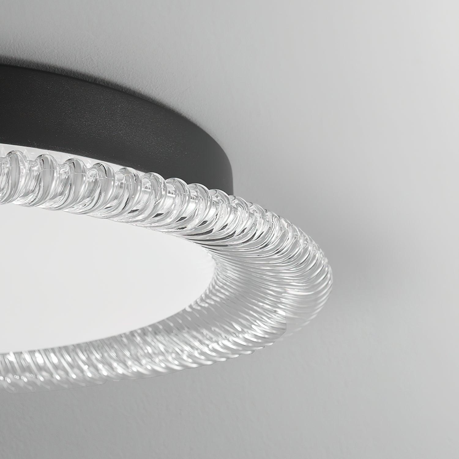 Crystaline Minimalist Aluminum Ceiling Lamp-Neutral Decor