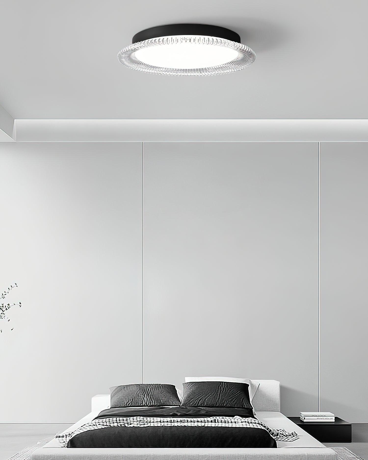 Crystaline Minimalist Aluminum Ceiling Lamp-Neutral Decor