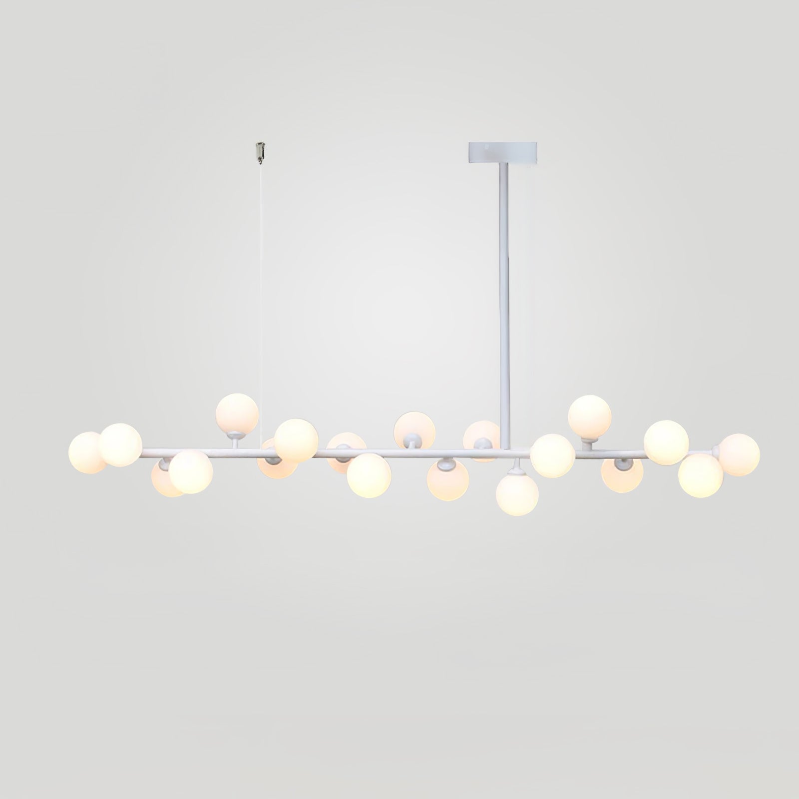 Lumiray Black Linear Globe Pendant Light-Neutral Decor