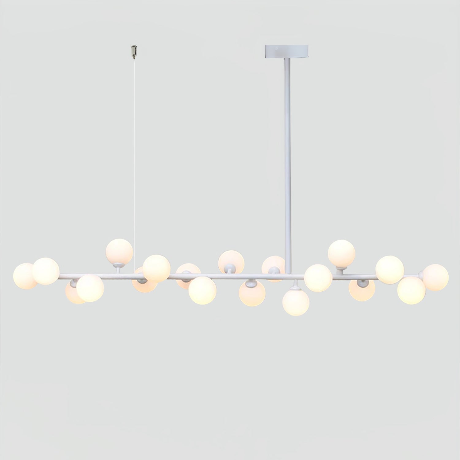 Lumiray Black Linear Globe Pendant Light-Neutral Decor