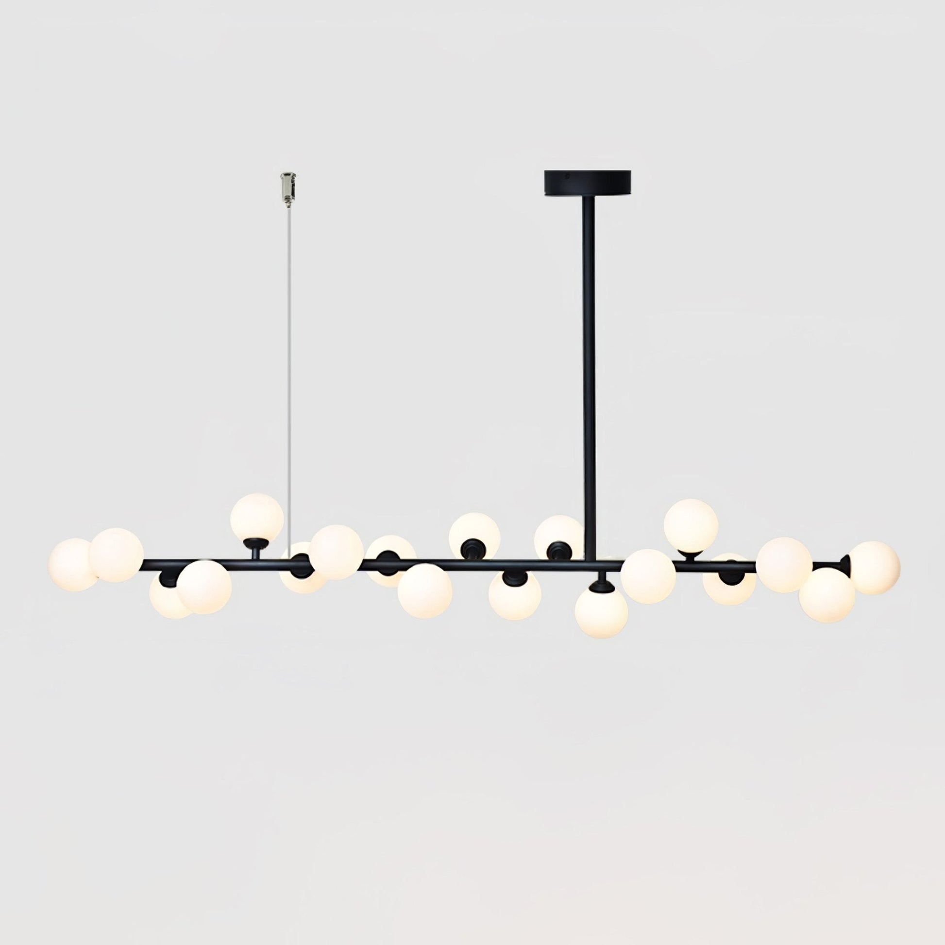 Lumiray Black Linear Globe Pendant Light-Neutral Decor