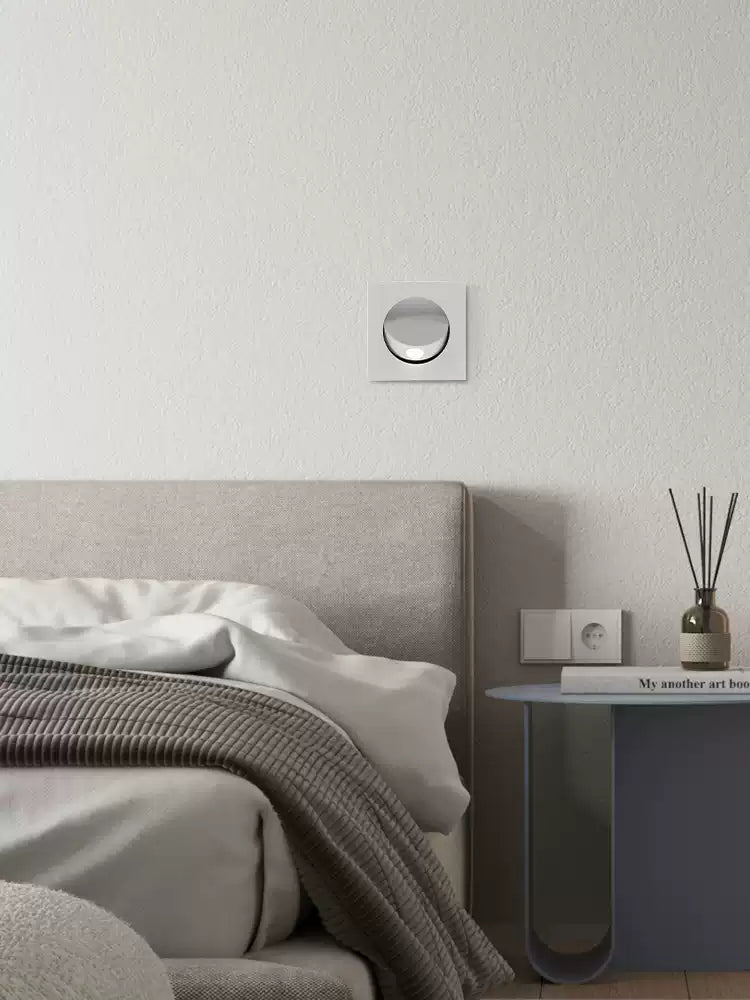 Minimalist Recessed Rotatable Sconce-Neutral Decor