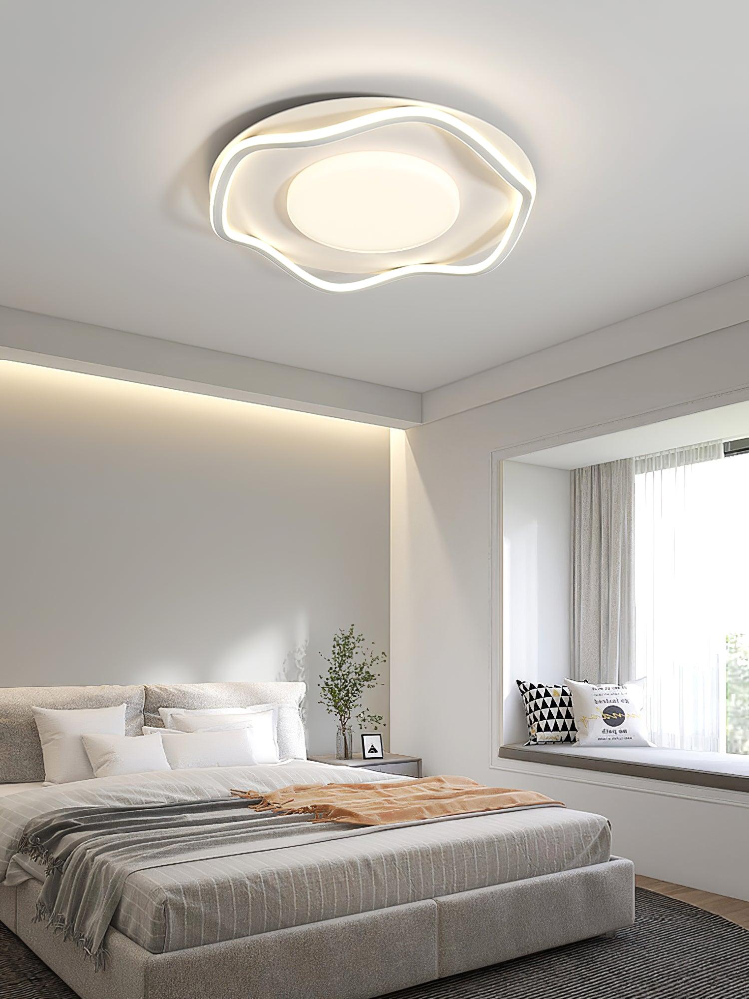 Elvenos Minimalist Cloud Shape Ceiling Lamp-Neutral Decor