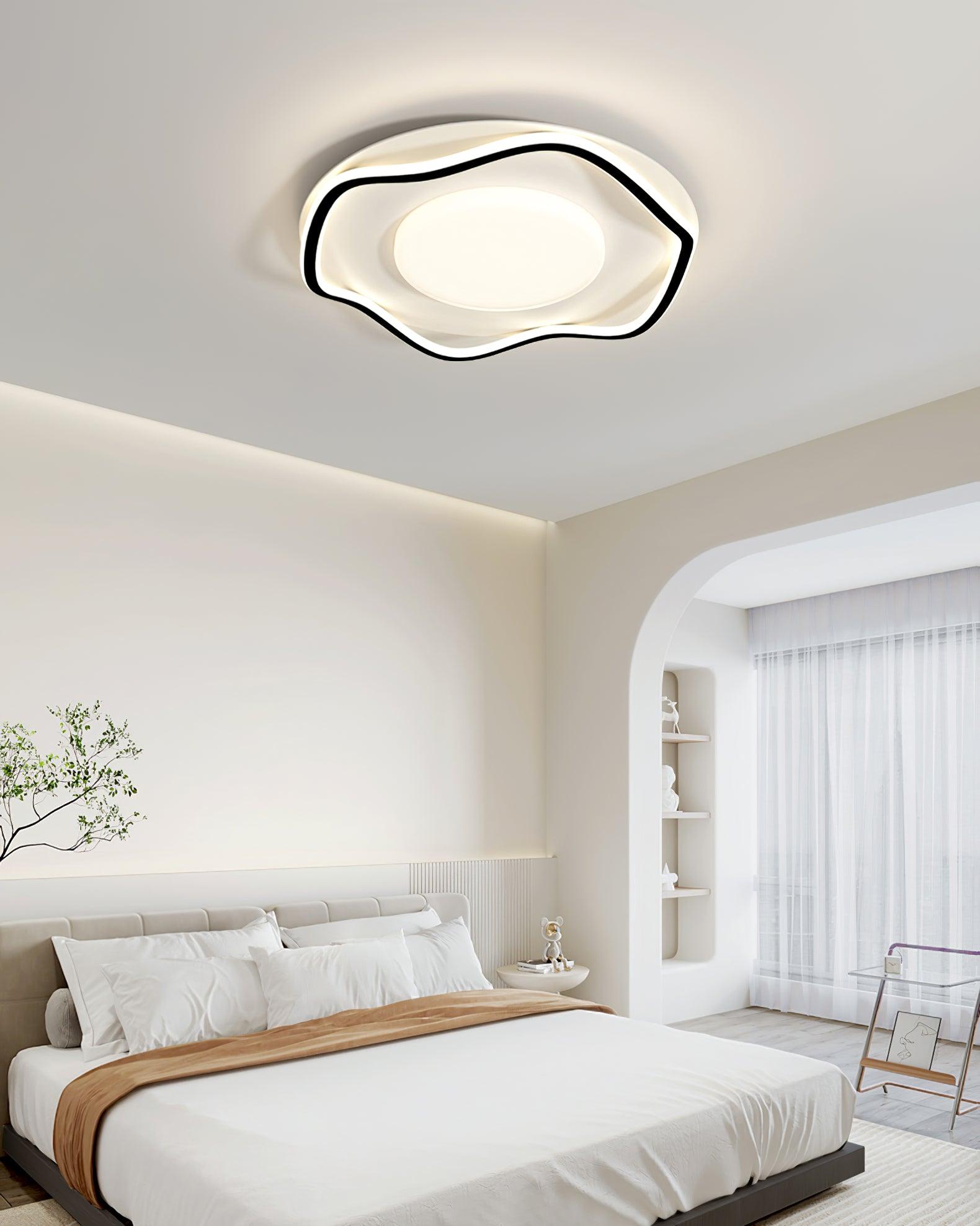 Elvenos Minimalist Cloud Shape Ceiling Lamp-Neutral Decor