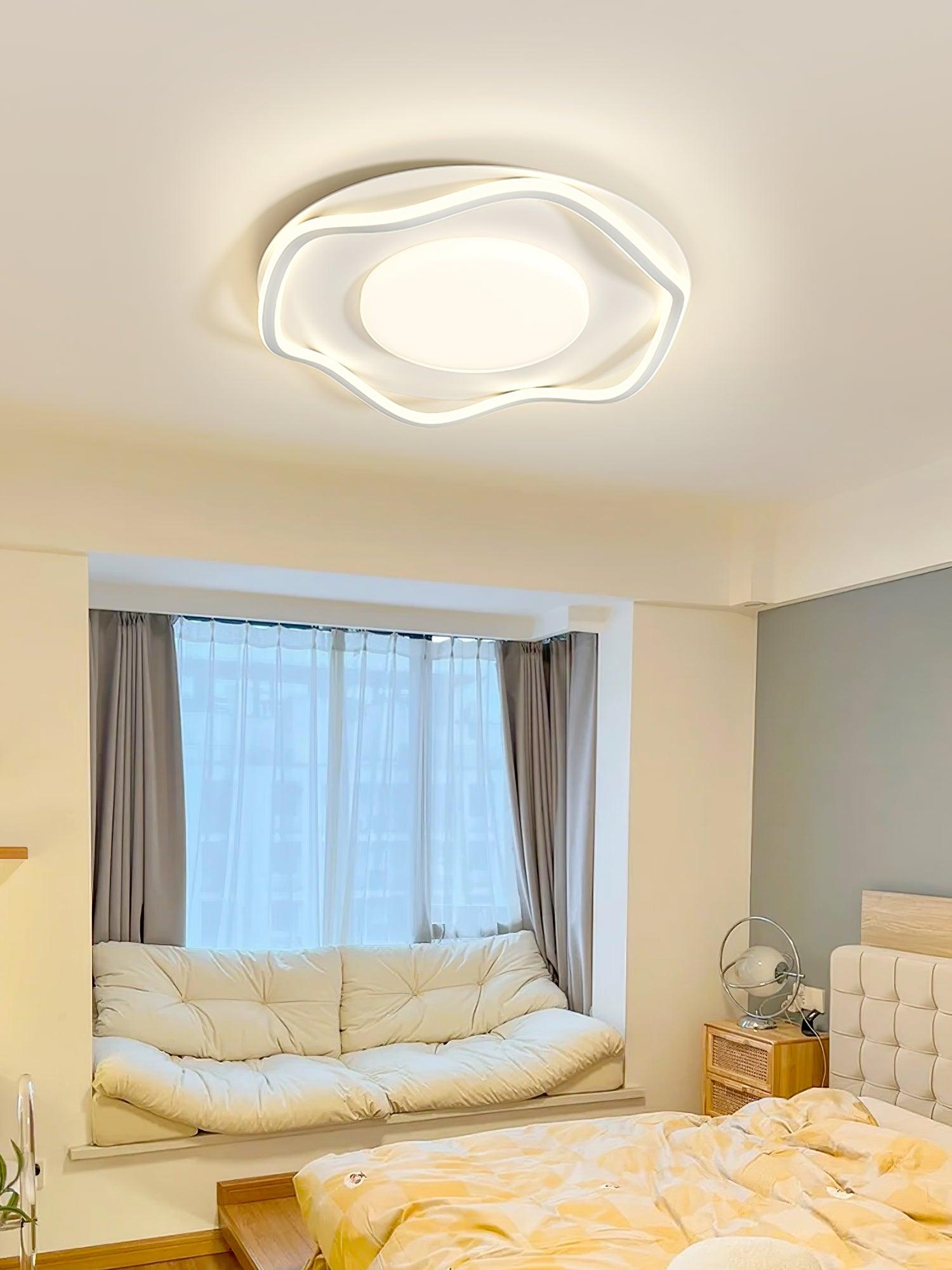 Elvenos Minimalist Cloud Shape Ceiling Lamp-Neutral Decor