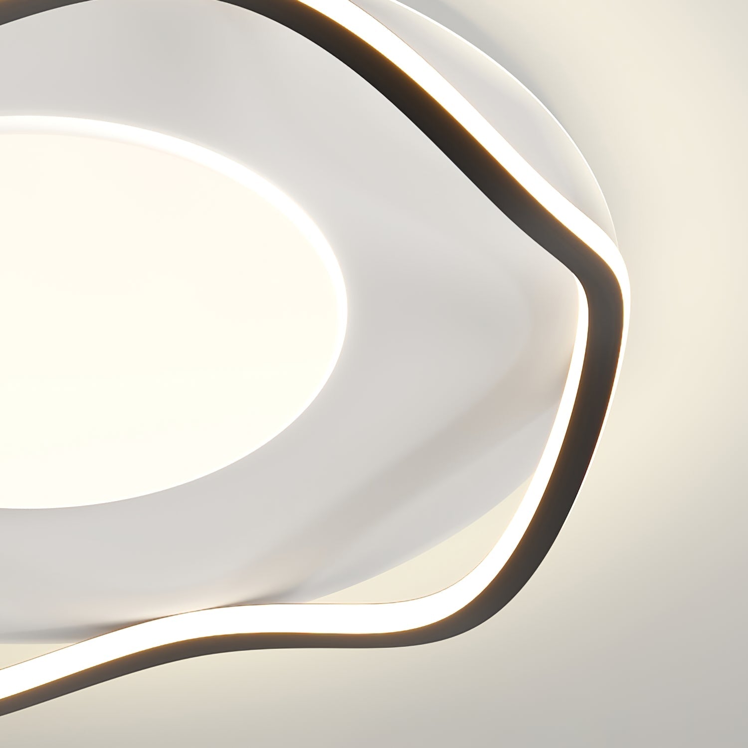 Elvenos Minimalist Cloud Shape Ceiling Lamp-Neutral Decor