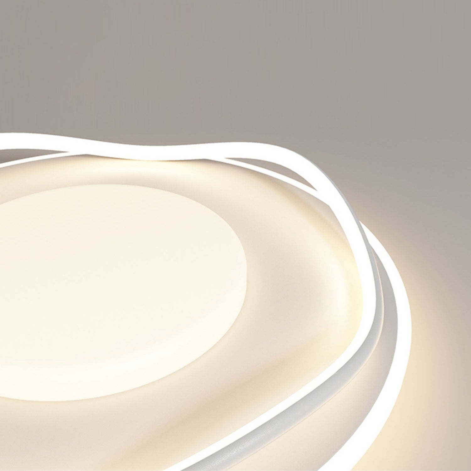 Elvenos Minimalist Cloud Shape Ceiling Lamp-Neutral Decor