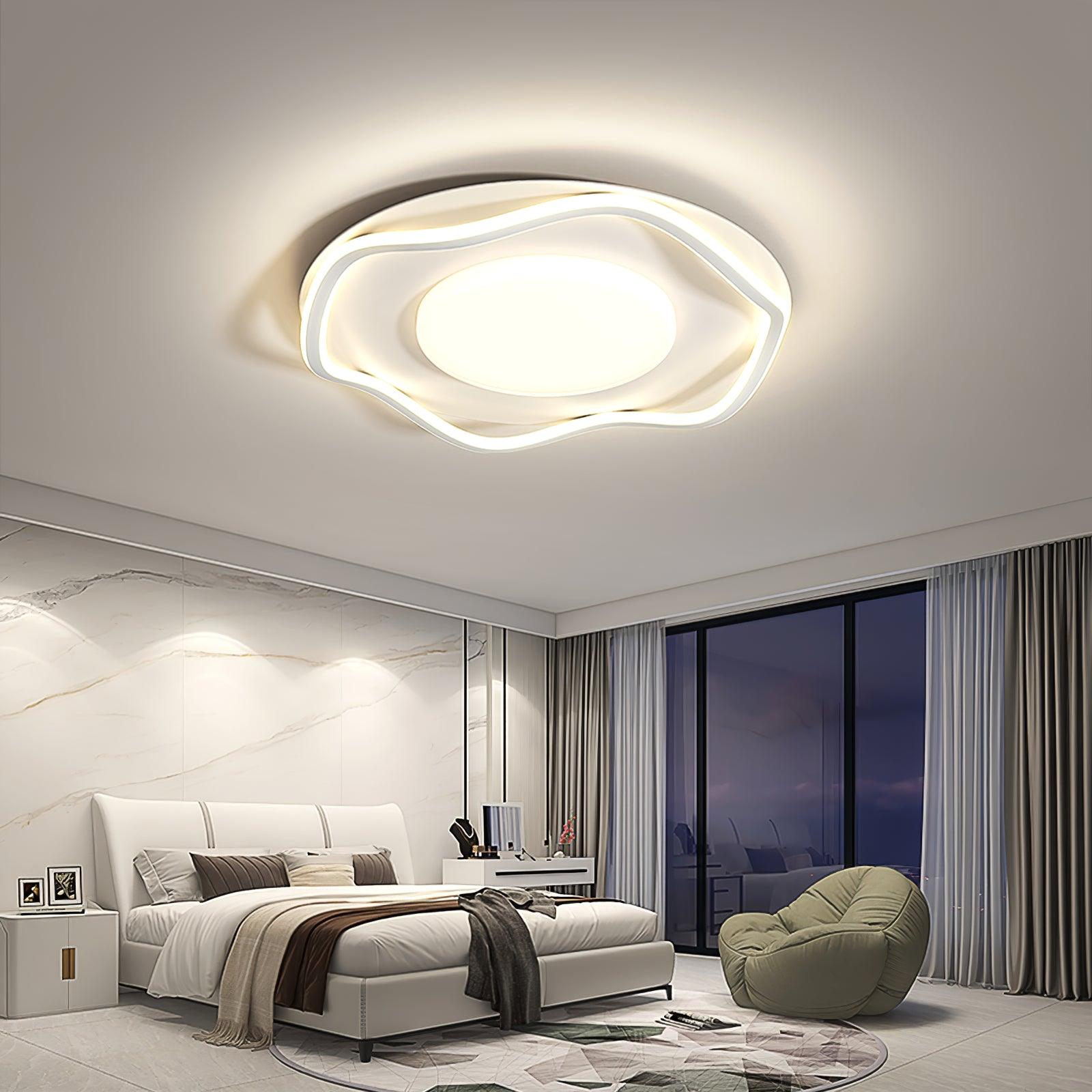 Elvenos Minimalist Cloud Shape Ceiling Lamp-Neutral Decor