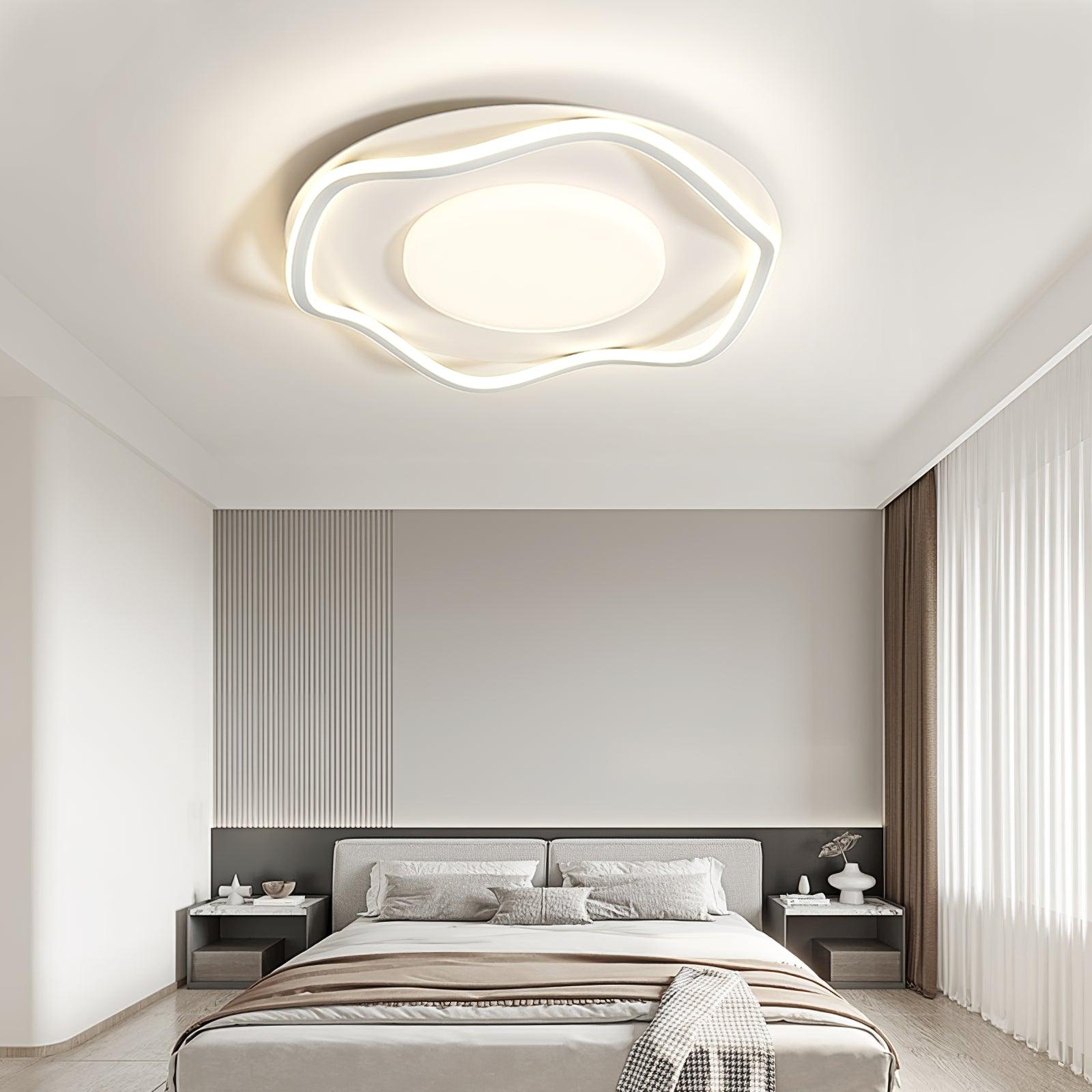 Elvenos Minimalist Cloud Shape Ceiling Lamp-Neutral Decor