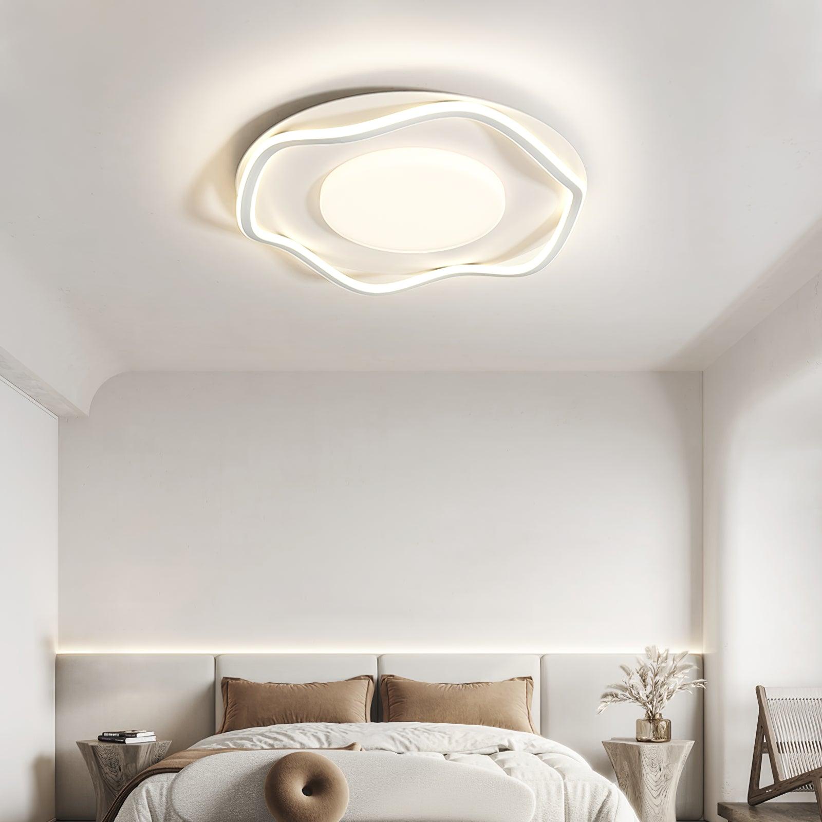 Elvenos Minimalist Cloud Shape Ceiling Lamp-Neutral Decor