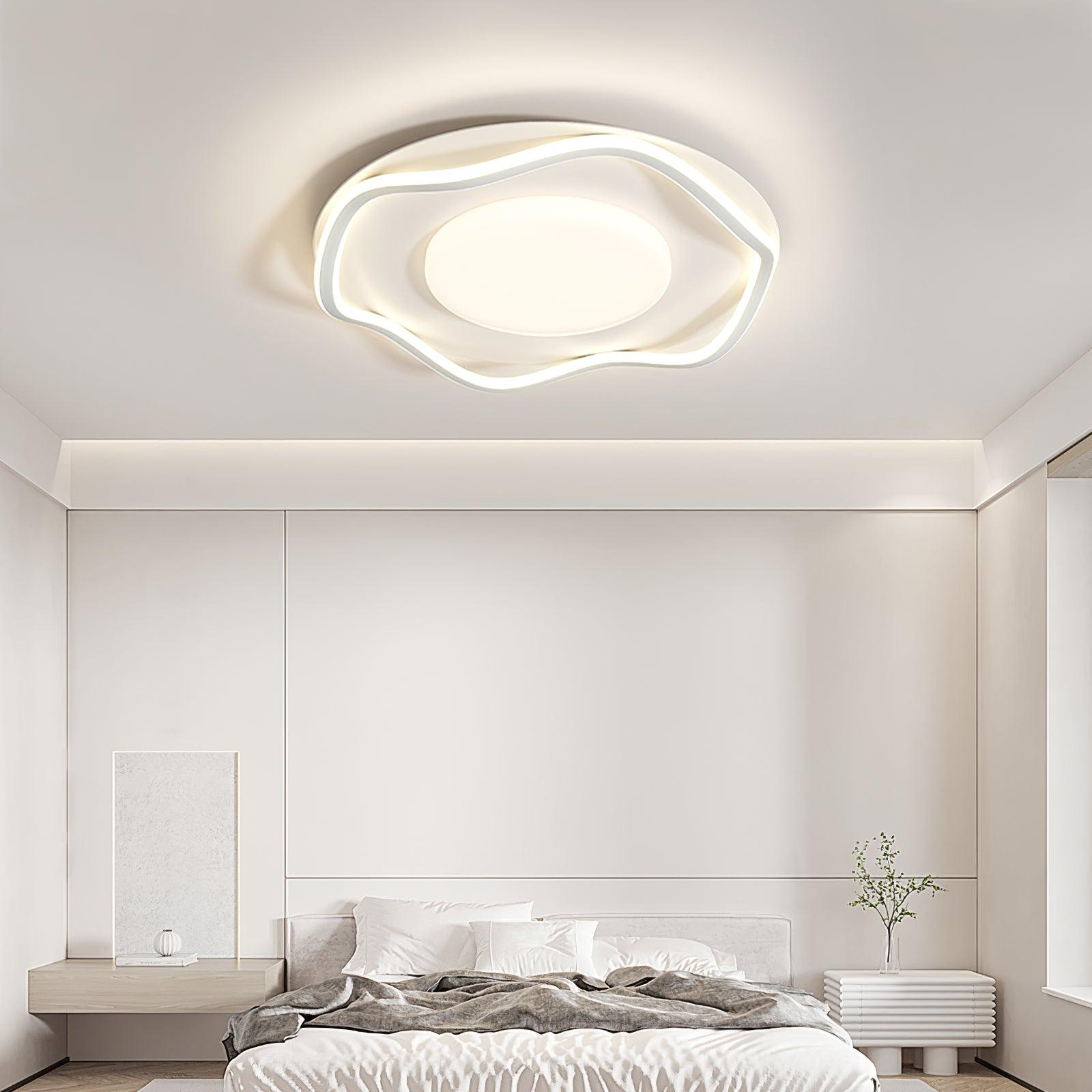 Elvenos Minimalist Cloud Shape Ceiling Lamp-Neutral Decor