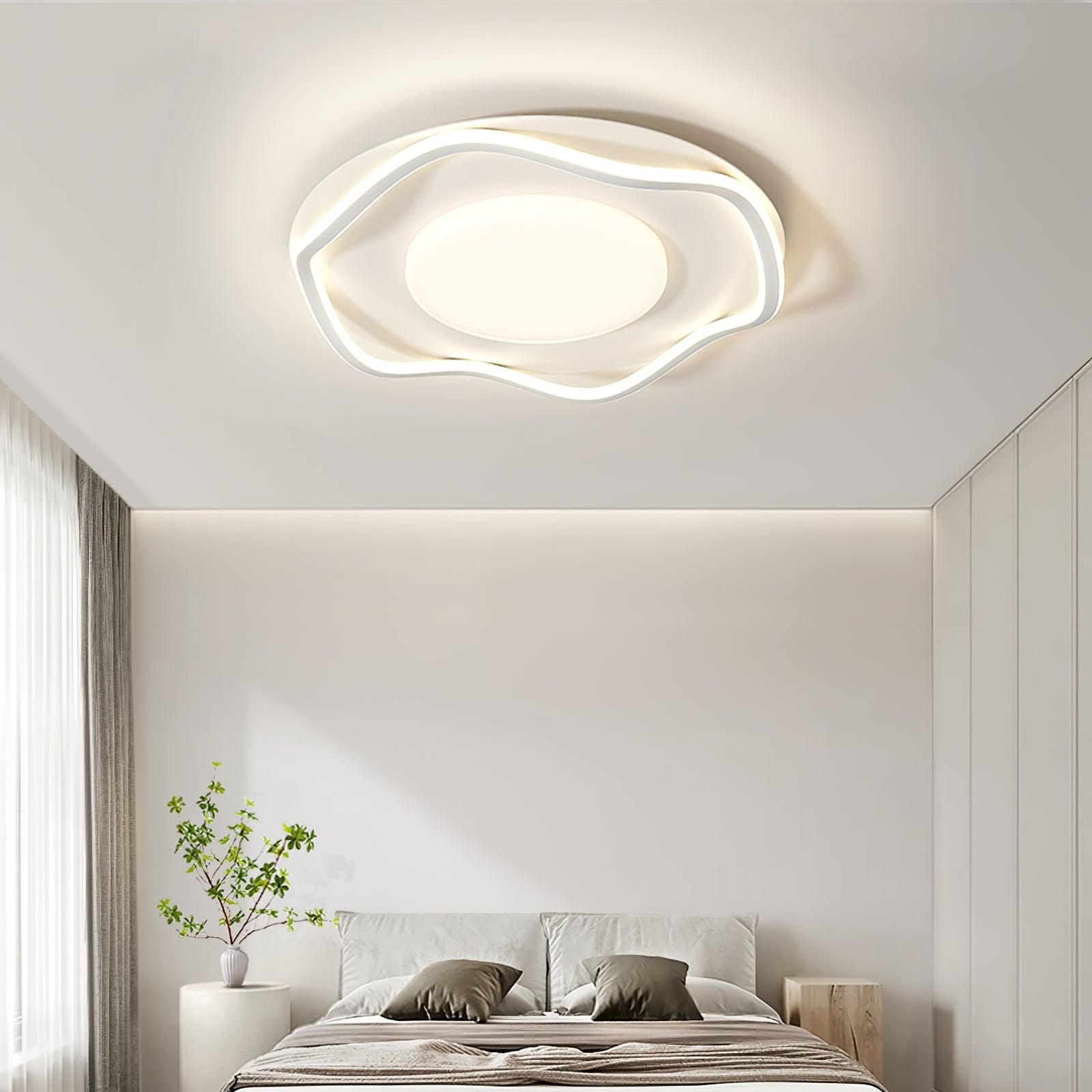 Elvenos Minimalist Cloud Shape Ceiling Lamp-Neutral Decor