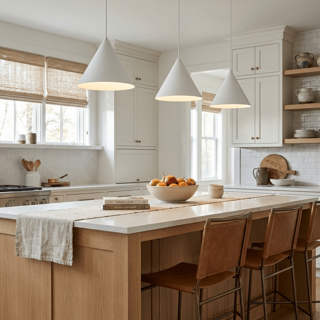 Minimalist Cone Pendant Lamp-Neutral Decor