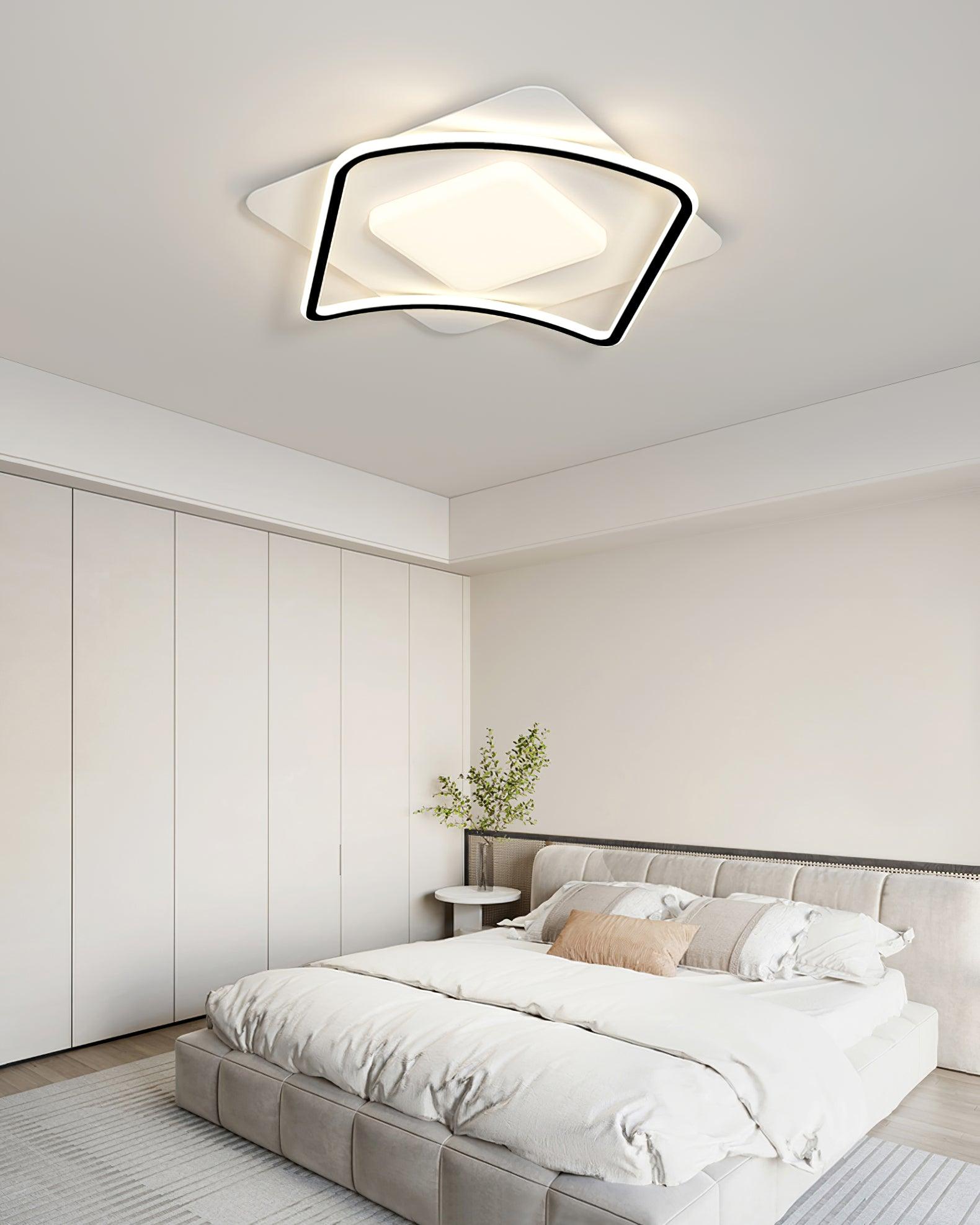 Solara Ceiling Lamp Minimalist Geometry LED-Neutral Decor
