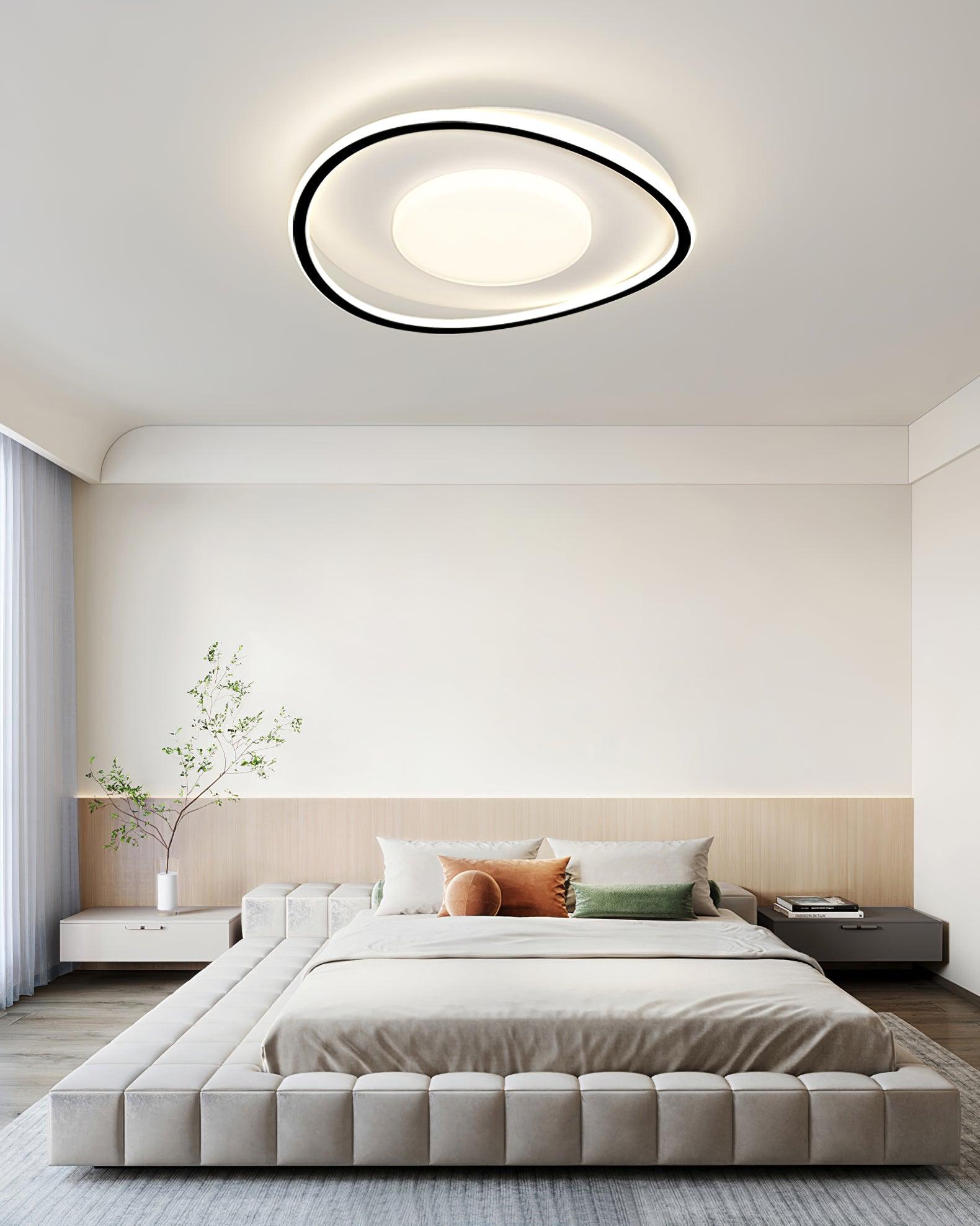 Solara Ceiling Lamp Minimalist Geometry LED-Neutral Decor