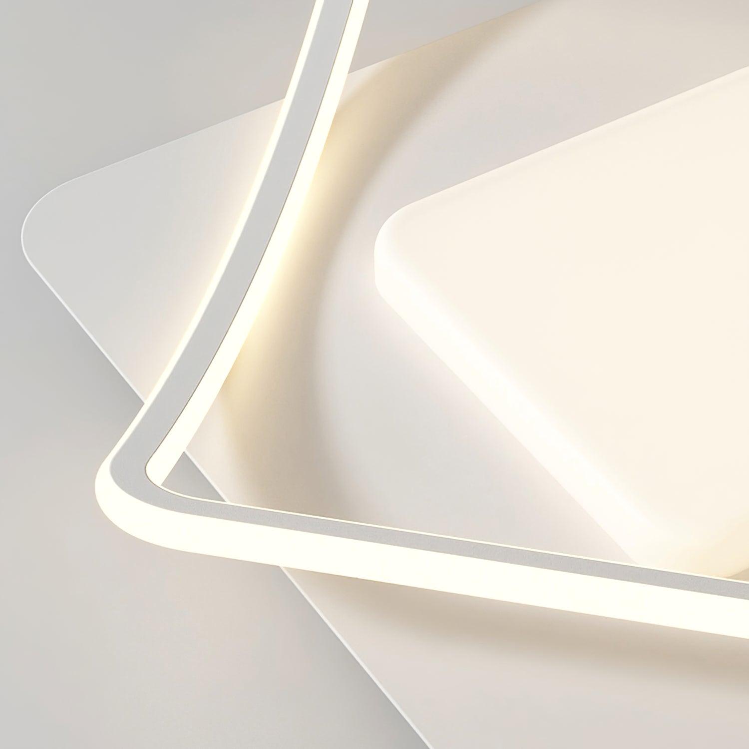 Solara Ceiling Lamp Minimalist Geometry LED-Neutral Decor